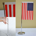 Table Flag pole, banner arm + Single sided flags